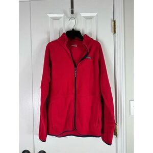 Columbia Boys Red Fleece Jacket Size XL 18/20